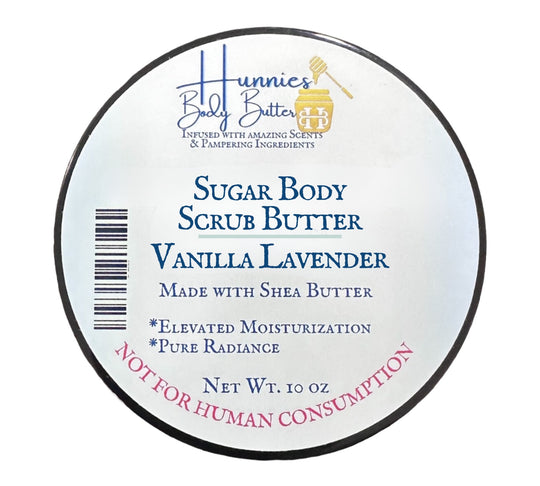 Vanilla Lavender Sugar Body Scrub Butter