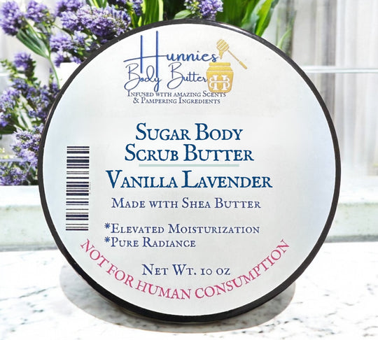 Vanilla Lavender Sugar Body Scrub Butter