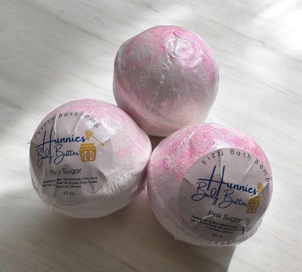 Pink Sugar Bath Bomb