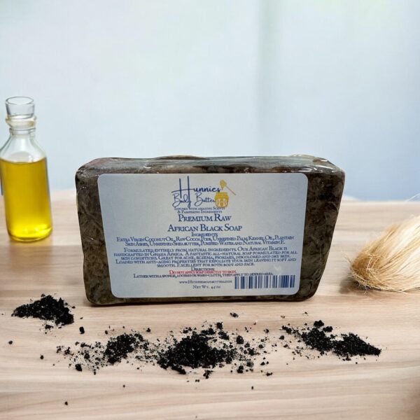 Raw African Black Soap - 100% Pure Natural From Ghana