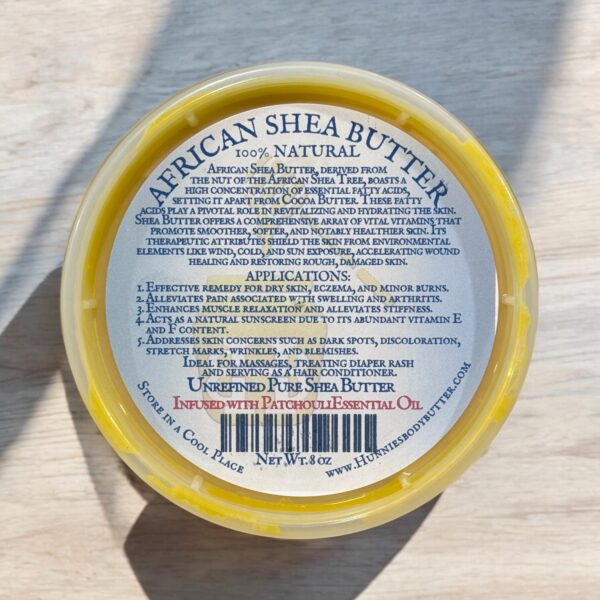 Unrefined Organic African Shea Butter - Patchouli