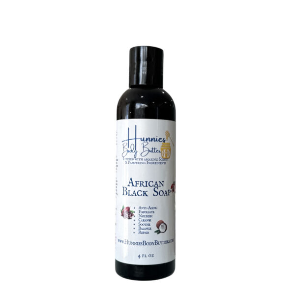 African Liquid Black Soap - 100% Raw Pure Natural From Ghana